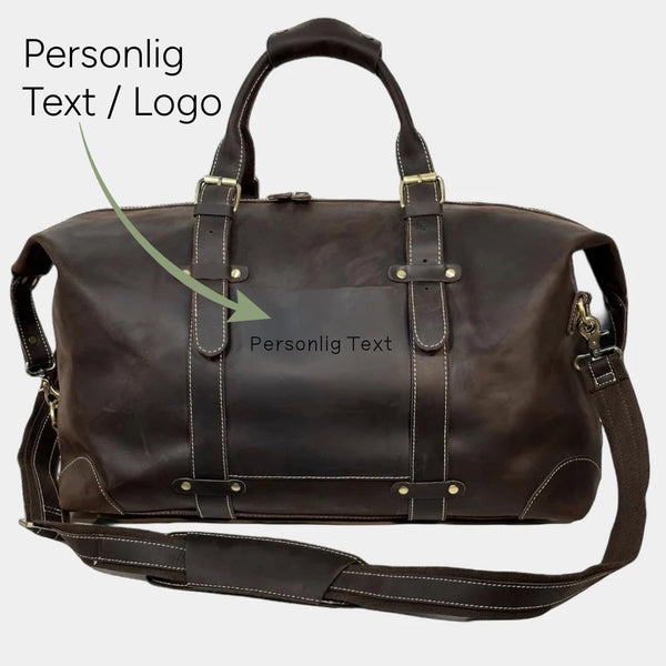 Weekend Duffel Bag 54L - Dark Brown Leather