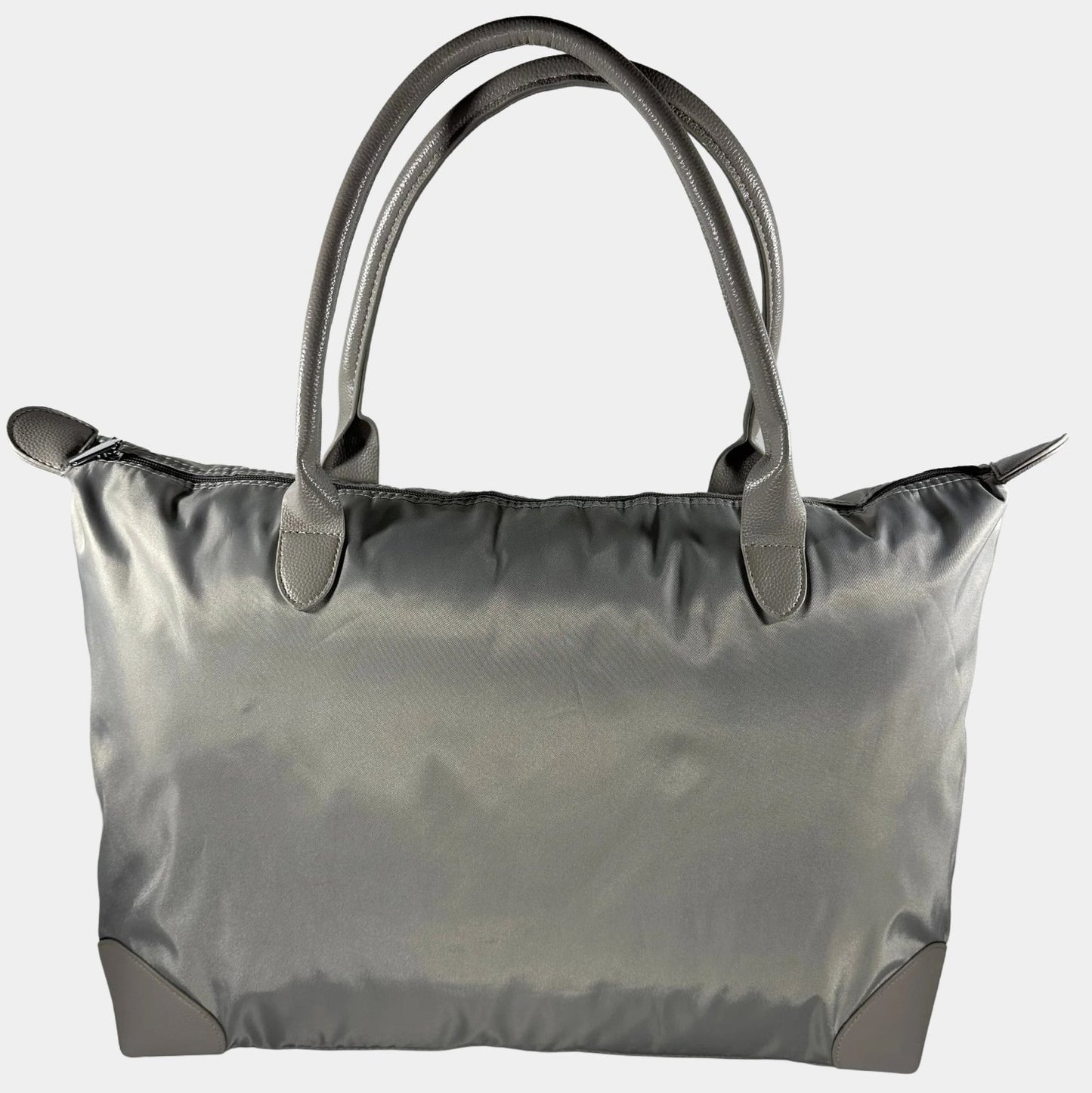 Shoppingbag mindre Silvergra Slitstark Nylon